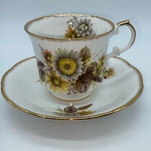 Vintage Queen’s Bone China Cup & Saucer Centenary Year